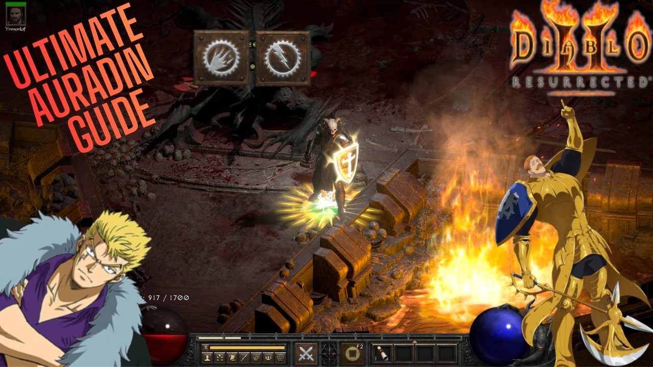 Руководство по игре за паладина Аурадина и игровой процесс: Diablo 2 Resurrected (D2R)