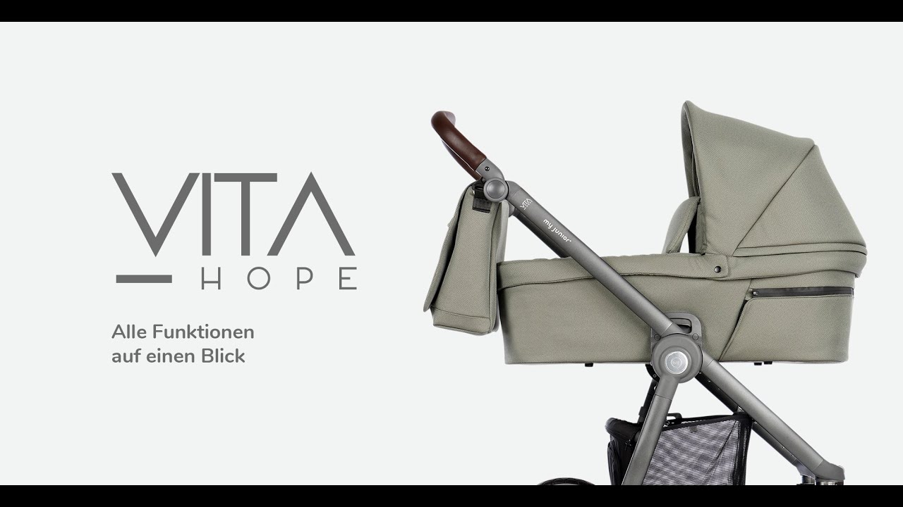 Dein Kombi-Kinderwagen - Der My Junior VITA Hope | Alle Funktionen auf einen Blick 💚