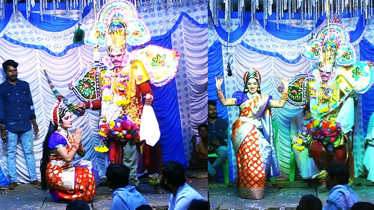 WHITE Suma WITH SUNKANNA @P K HALLI BAYALATA RENUKA YELLAMMA 4