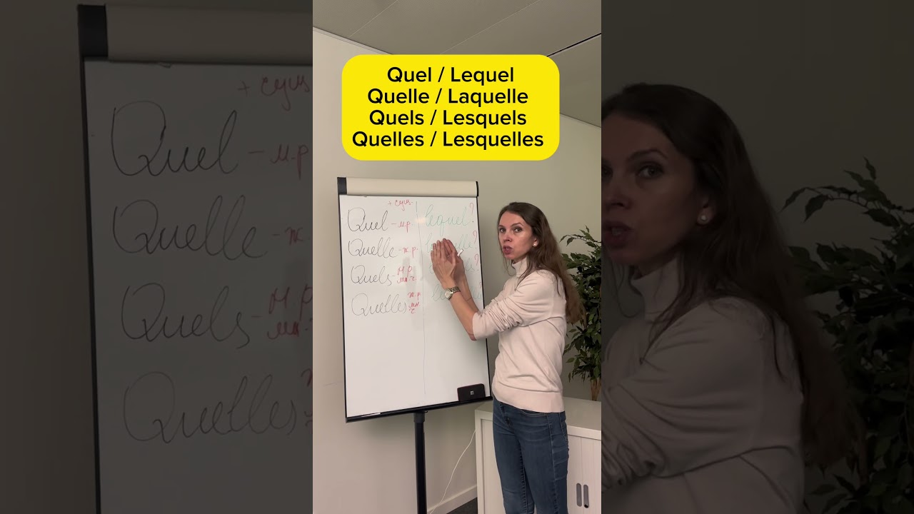 Lequel, laquelle, lesquels, lesquelles   