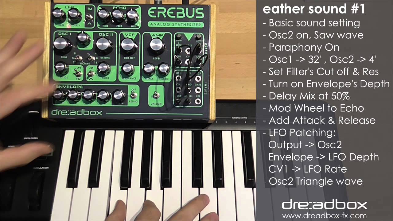 Dreadbox EREBUS demo