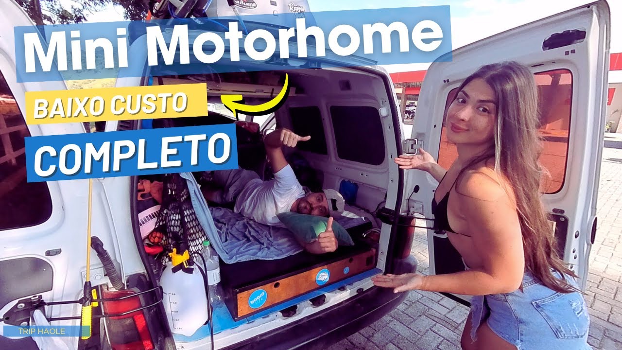 Motorhome com Pouco Dinheiro: É uma Fiorino? Esse Motorhome foi Feito Na Fiorino da Peugeot Partner