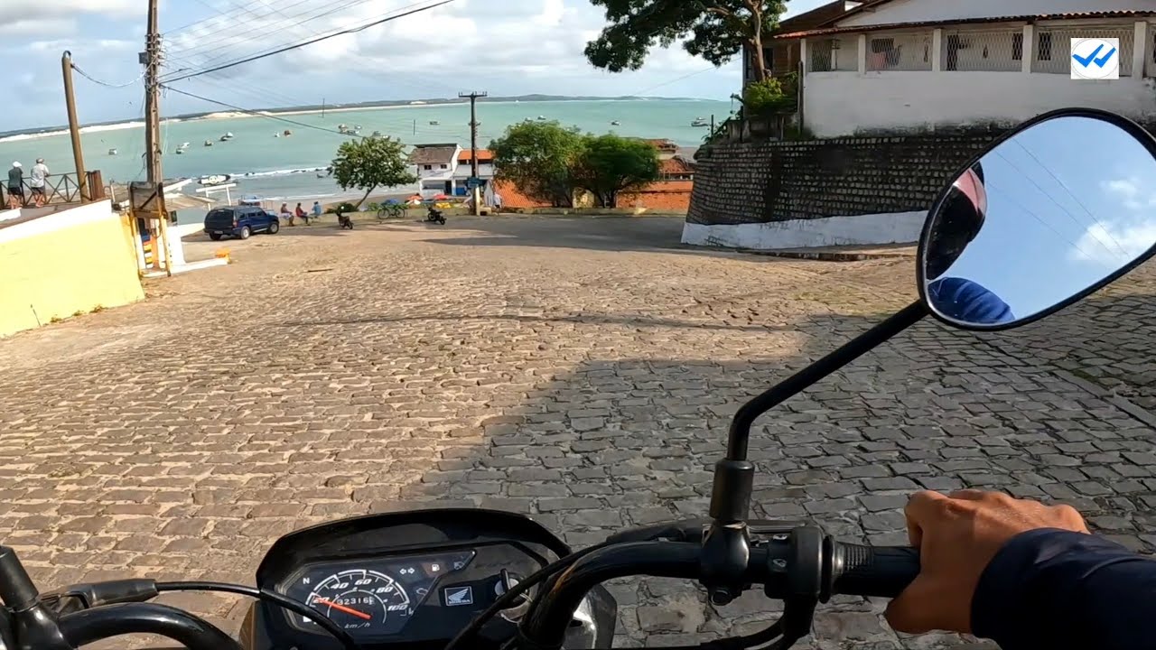 PASSEIO DE MOTO PELAS RUAS DE (BAÍA FORMOSA-RN)