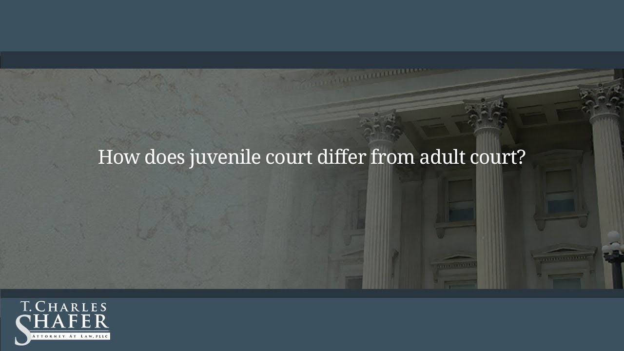 How does juvenile court differ from adult court?
