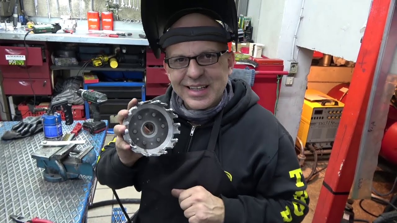 Επισκευή καμπάνας με TIG RILON ( Repair clutch assy with TIG )