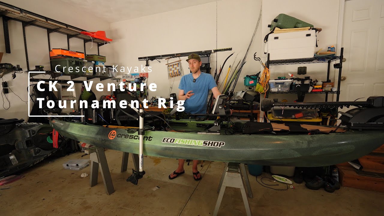Двойные моторы для каяка — Crescent CK2 Venture TOURNAMENT RIG: пошаговое руководство