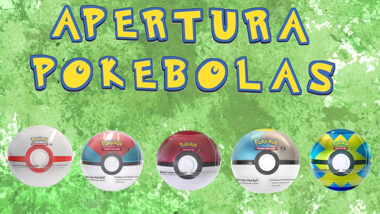 Apertura de Pokeball ,Honorball,Ceboball,Lunaball y Velozball