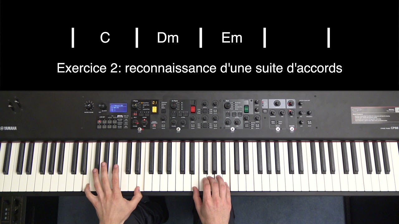 Deb 7.9 - Première dictée harmonique, différencier un accord majeur d'un accord mineur à oreille