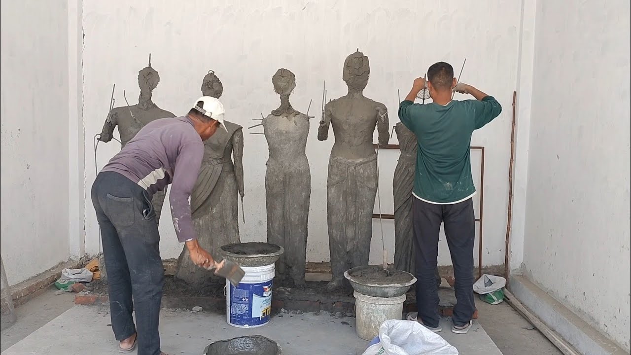 सीमेंट की मूर्तियां कैसे बनाएं (फुल प्रोसेस )//how to make cement murti / 
