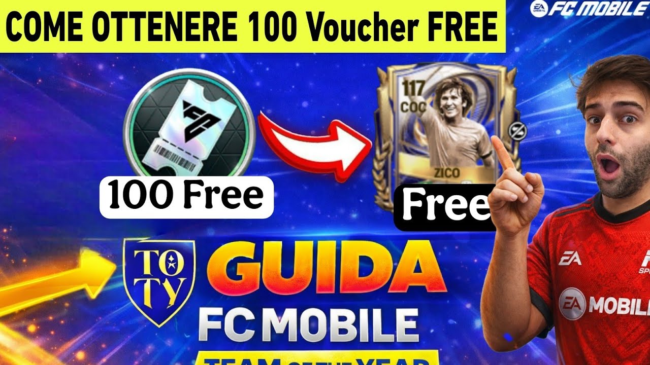 FC MOBILE TOTY GUIDA COMPLETA 🔥 100 VOUCHER DRAFT GRATIS + 1 UTOTY FREE 😱 | EVENTO TOTY SPIEGATO