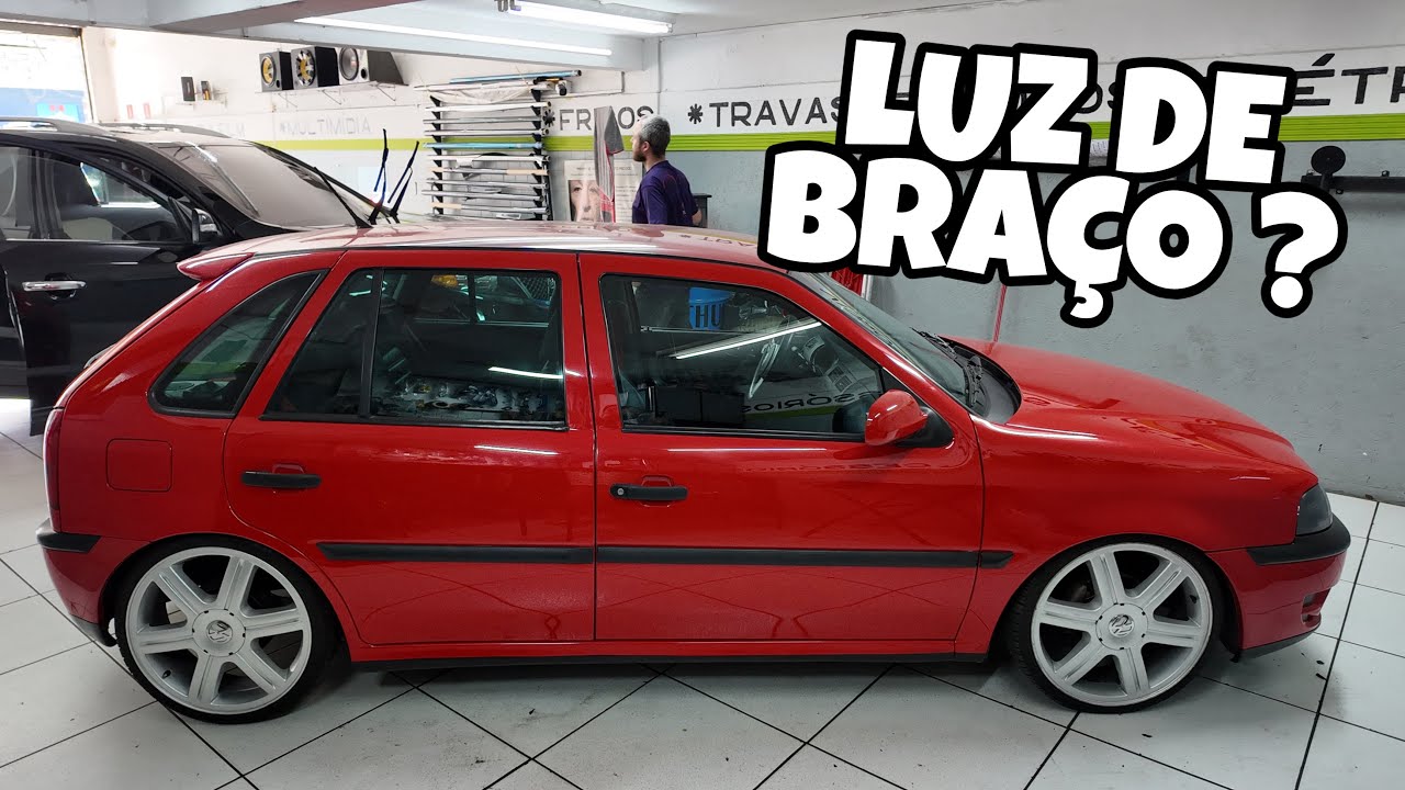 GOL G3 COM LUZ DE APOIO DE BRAÇO E SETA CONJUGADA ATUALIZADA 🔥