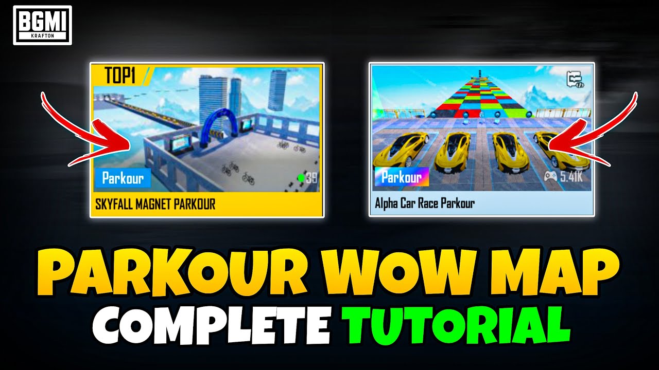 BGMI Wow Mode Parkour Map Tutorial | How to Create Parkour Map | How to make Parkour Map in WOW MODE