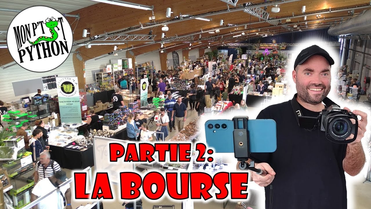 REXPTILEXPO 2024 / Partie 2  LA BOURSE : Les animaux nous présentent leurs exposants!