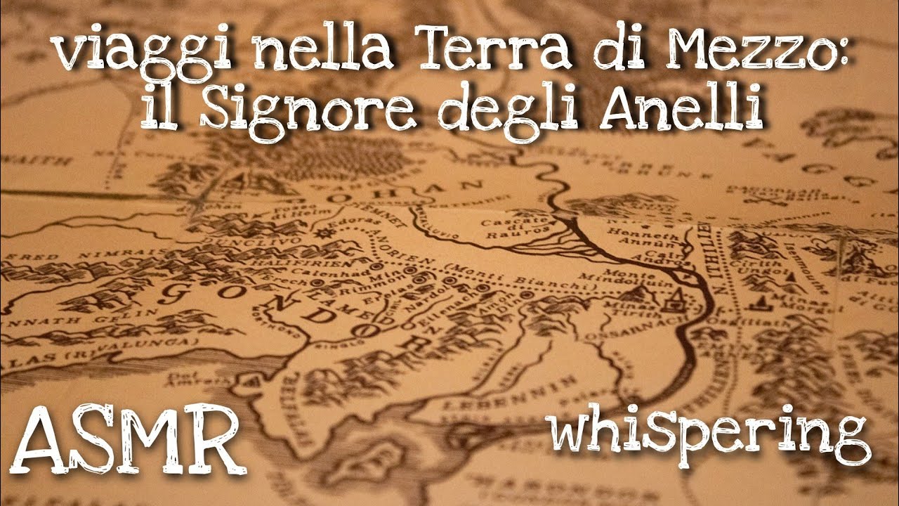 ASMR [ita] viaggi nella Terra di Mezzo - tracing - whispering