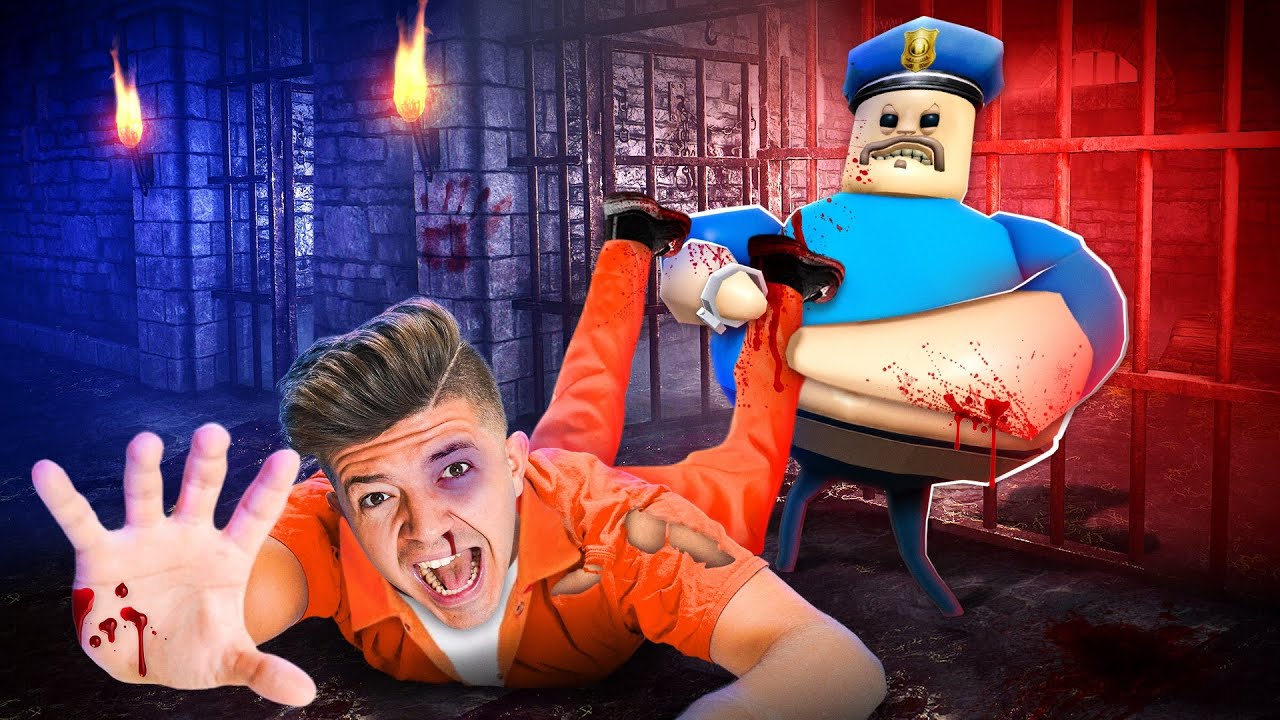 Играю за Барри в BARRY'S PRISON RUN в ROBLOX