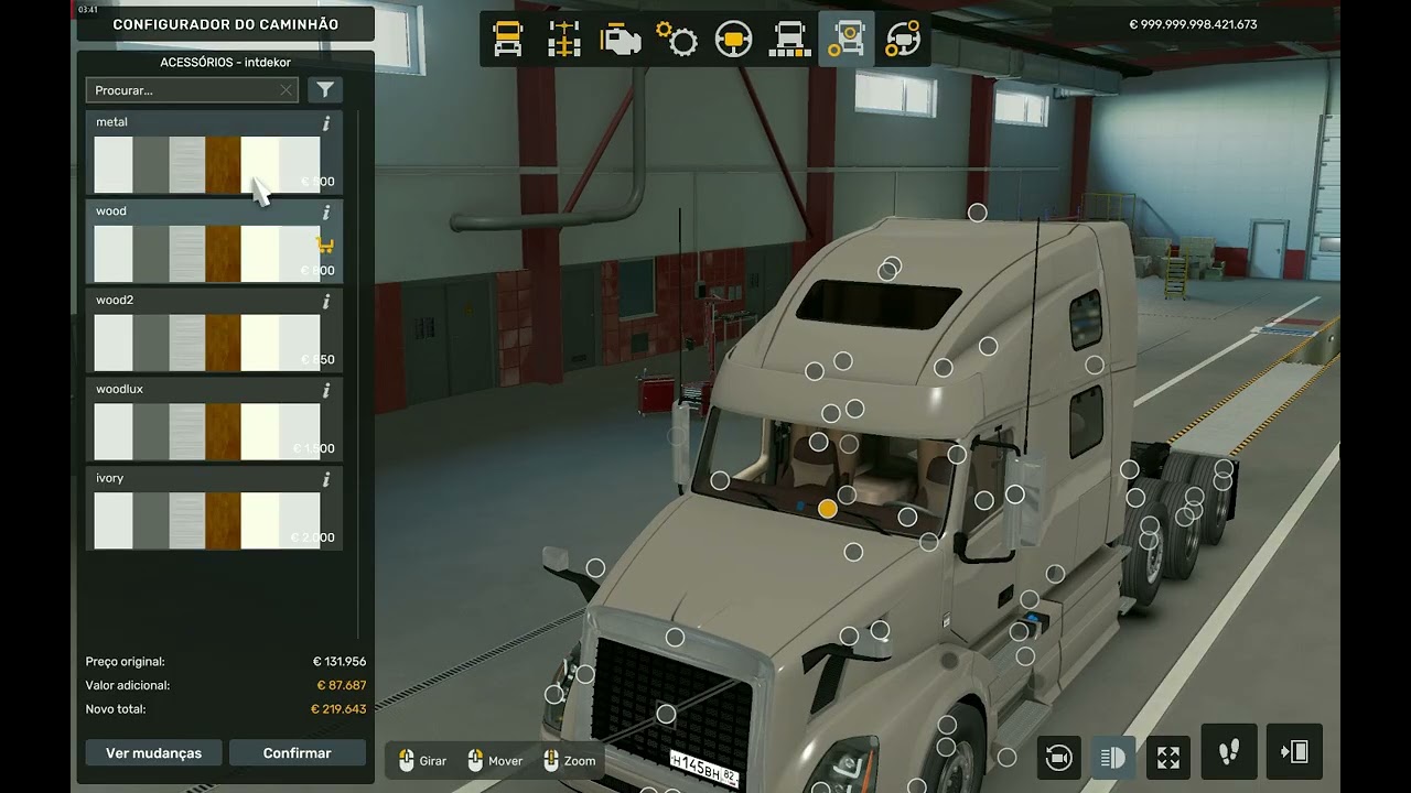 VOLVO VNL CHEIO DE OPCIONAIS - EURO TRUCK SIMULATOR 2 - 1.57 - 1.58