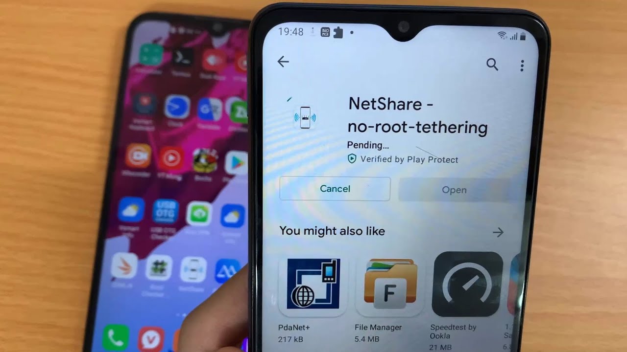 How to share wifi from phone to phone on Android | NetShare (no-root-tethering)