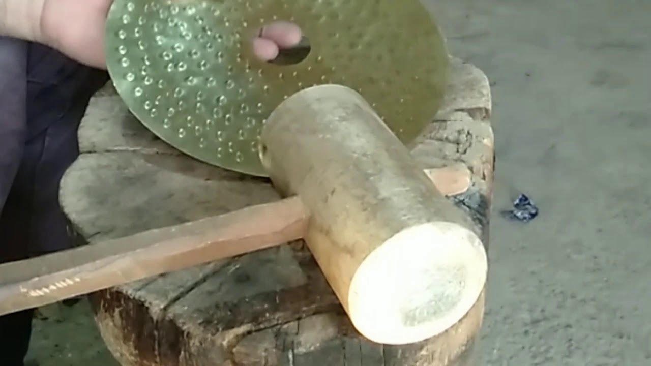 How to make a beautiful brass hammered pending lamp