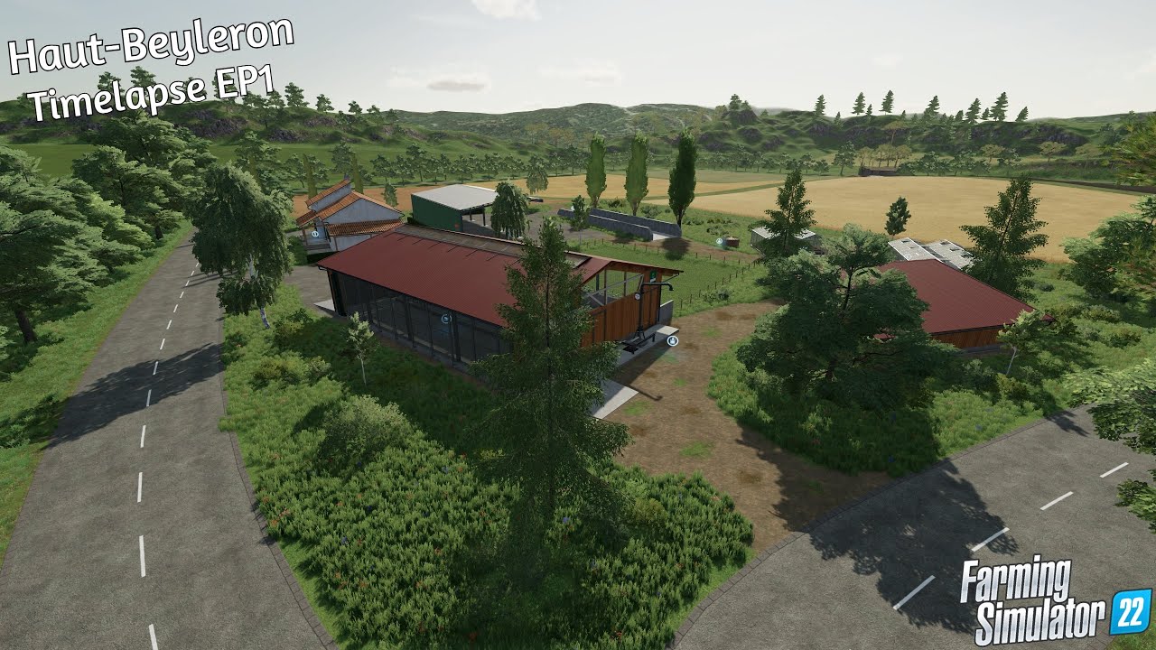 FS22/LS22◼️Haut-Beyleron EP1◼️Building a cow farm(SAVEGAME DOWNLOAD)