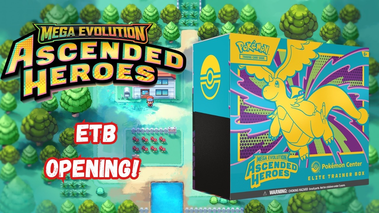 We Open Our First Pokémon Center ETB! (Mega Evolution—Ascended Heroes)