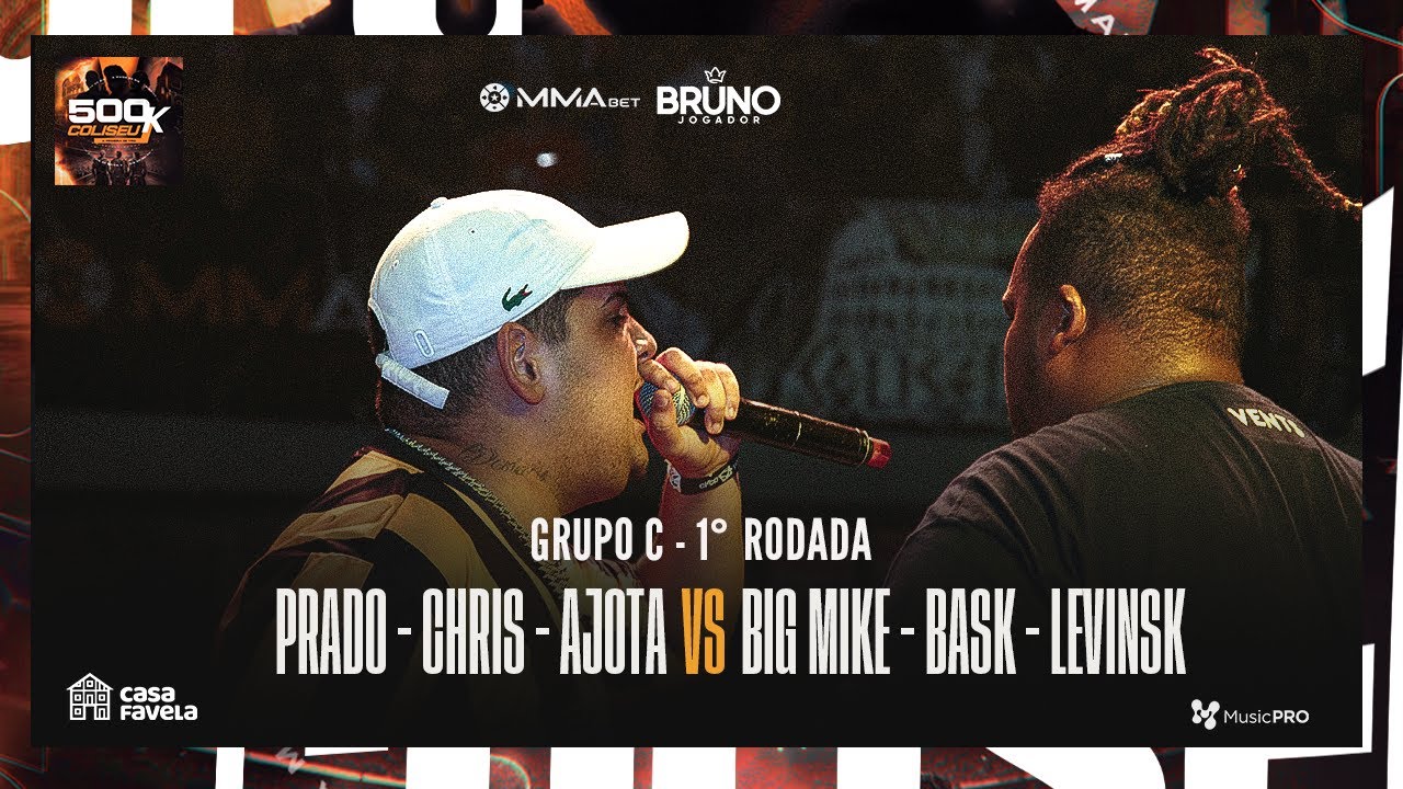 (QUEM É A CARA DE SP? 🔥) PRADO, CHRIS E AJOTA X BIGÃO, BASK E LEVINSK- GRUPO C - 1° RODADA - BDC500K
