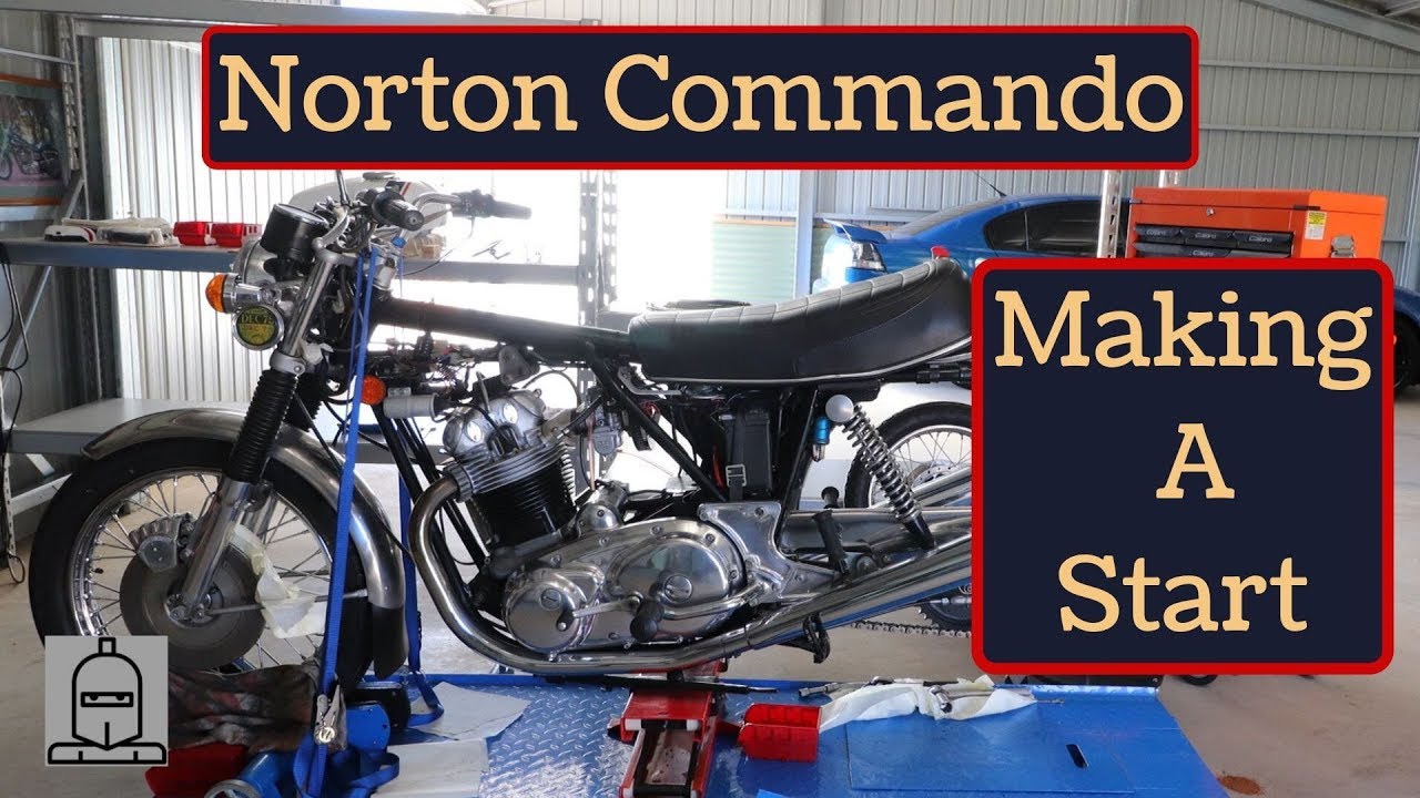 1975 Norton Commando MK3 making a start Pt2