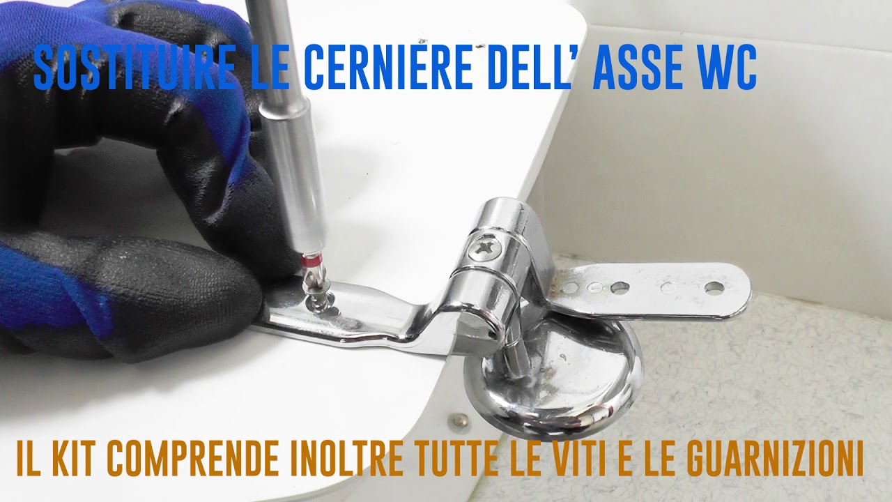 Come sostituire le cerniere di un'asse WC - Masidef