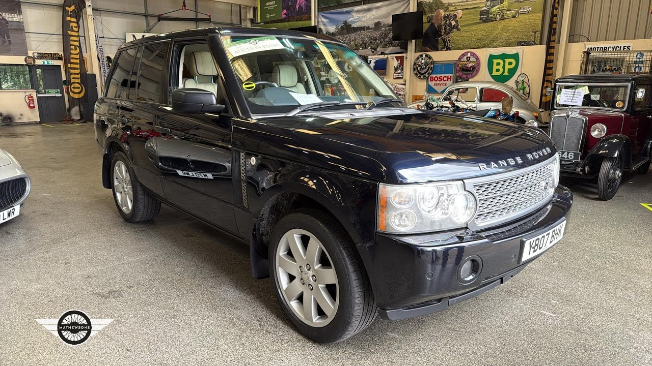 2007 LAND ROVER RANGE ROVER VOGUE TDV8 A| MATHEWSONS CLASSIC CARS | AUCTION: 3, 4 & 5 SEPTEMBER 2025