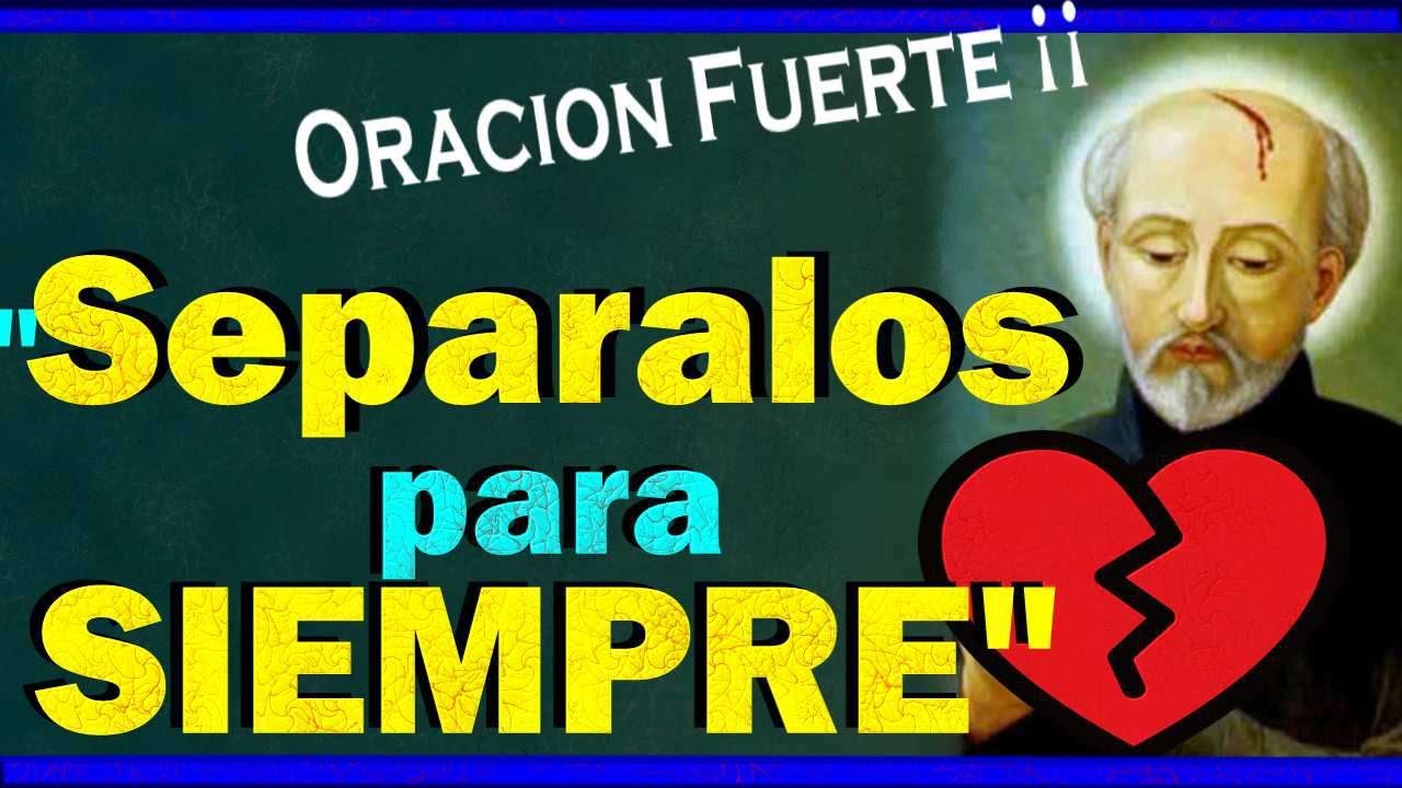 ORACIÓN a SAN ISAAC para SEPARAR PAREJAS y AMANTES  MUY FUERTE ¡¡