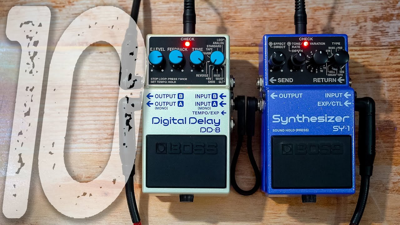 10 Amazing Space Ambient Sounds | BOSS SY-1 + DD-8