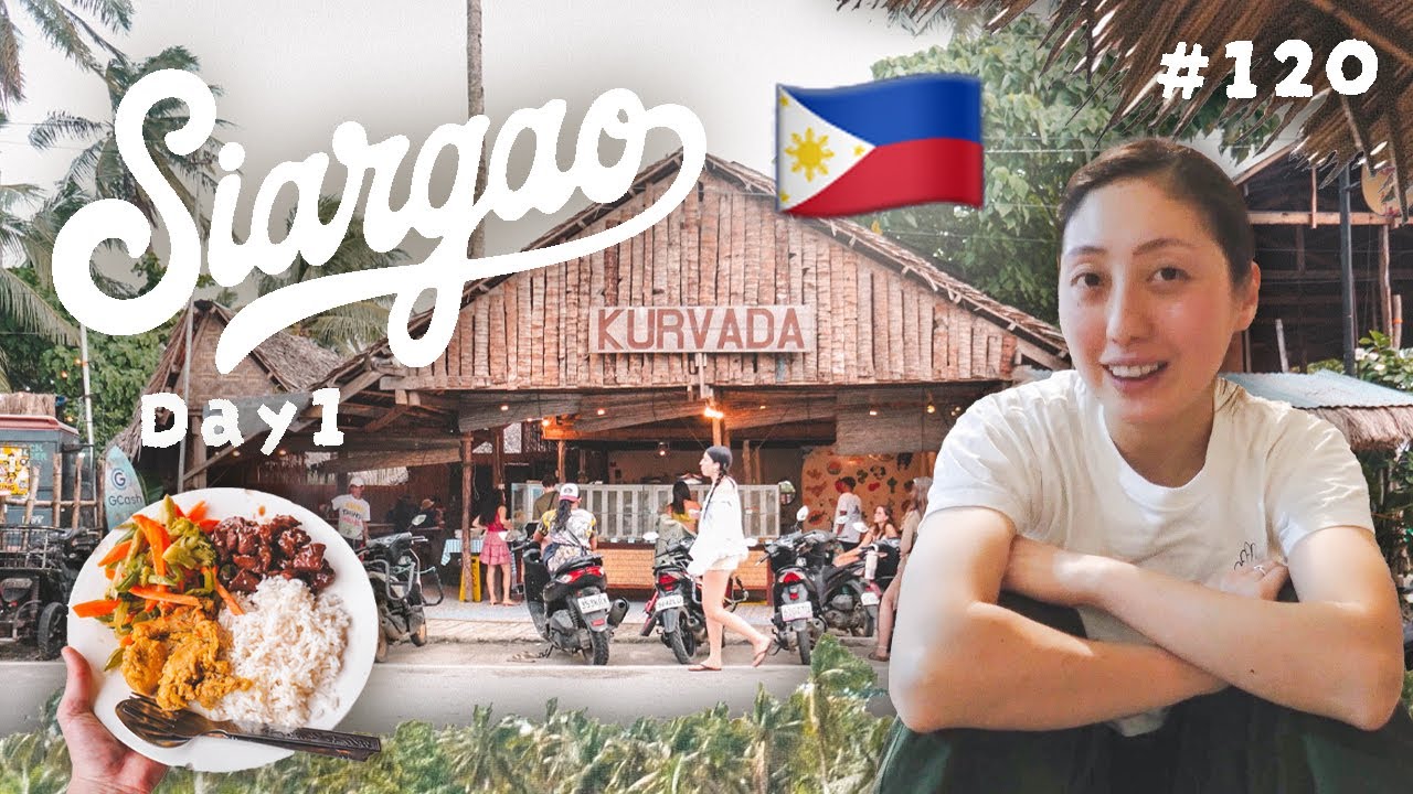 Siargao - coworking hostel, cafe, restaurant, flying from japan with carry-on only | vlog #120
