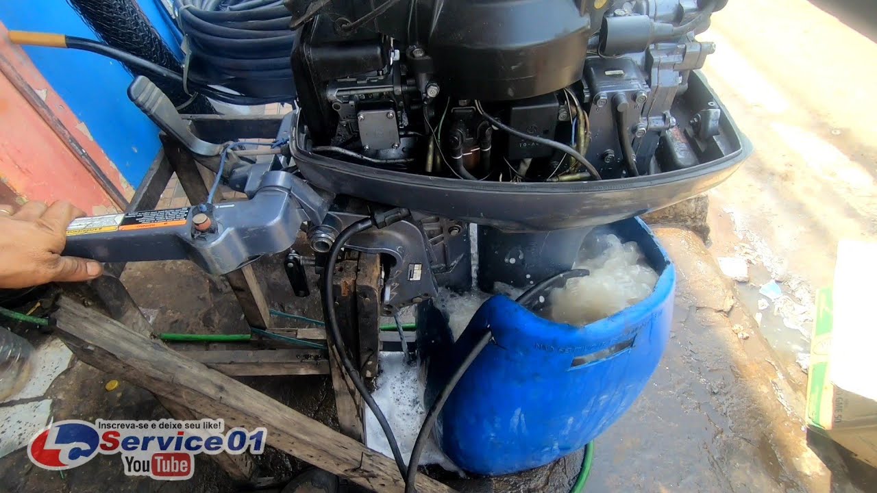 #yamaha15 #trasmissão Troca de rolamento do pinhão Yamaha 15hp