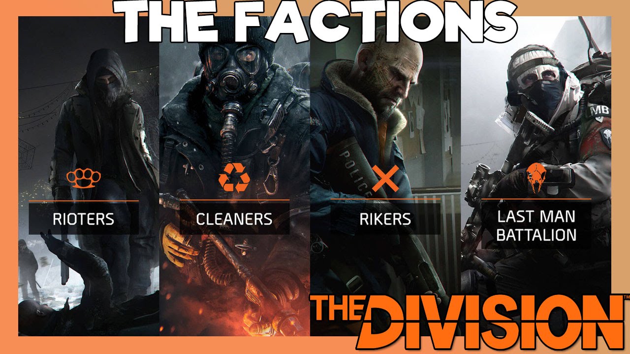 Tom Clancy's The Division - Enemy Faction Information