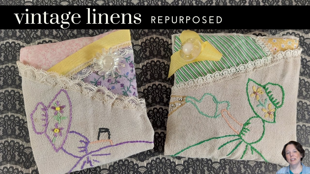 Repurpose Vintage Linens into Lavender Sachets Tutorial