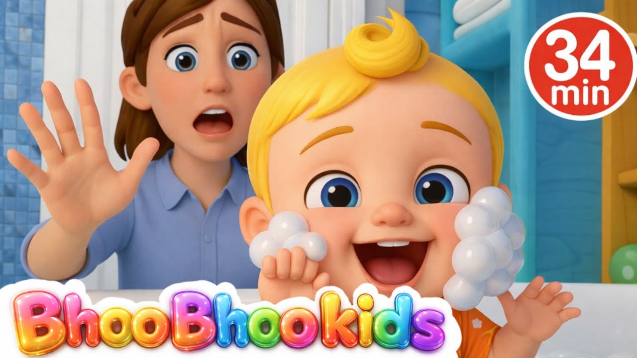 Купание малыша | популярные детские песенки | сборник детских стихов | мультфильм | bhoobhookids