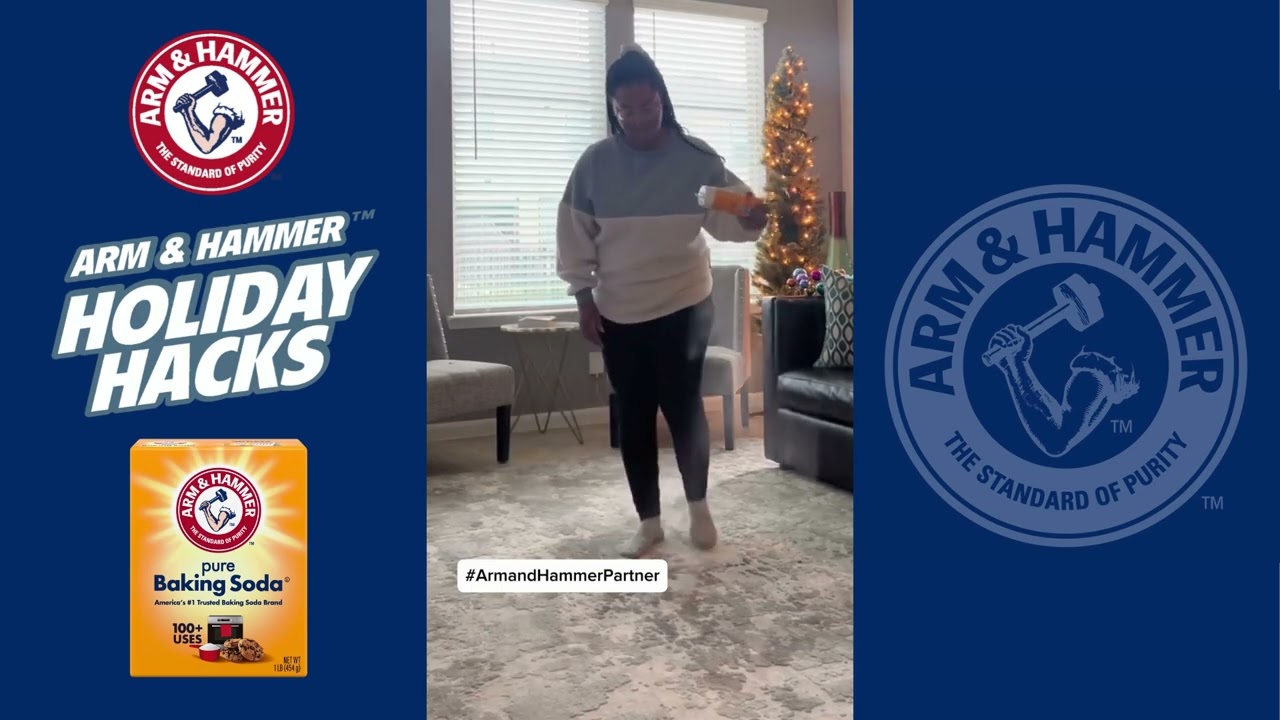 Use Baking Soda for a Quick Carpet Refresh & Stain Remover | ARM & HAMMER&trade; Holiday Hack
