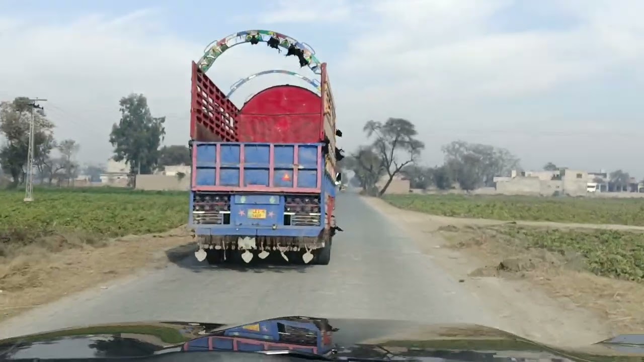Drive from Pakpattan to 55 SP via 19 SP, 26 SP, Batinga, Dhapai and Hafizabad