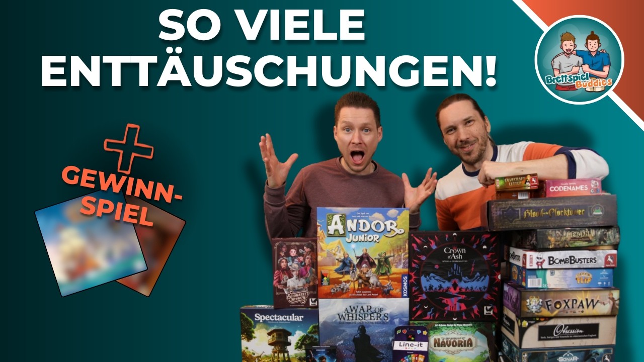35 Kurzreviews: 10 Buddies und wir geben unsere schonungslose Einschätzung! | Brettflash #7