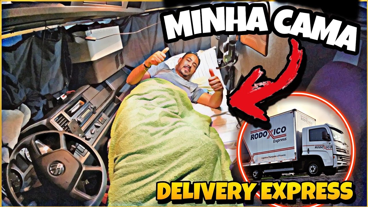 VEJAM COMO EU FAÇO PRA DORMIR NO DELIVERY EXPRESS !!!