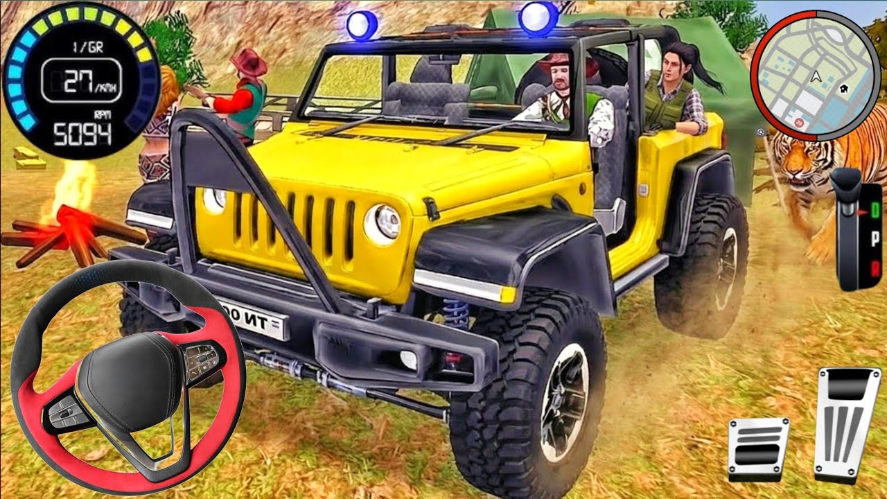 Drive SUV 4x4 jeep Offroad Game _4x4 Offroad  Thar Jeep Driving Simulator 3D -  - Android GamePlay