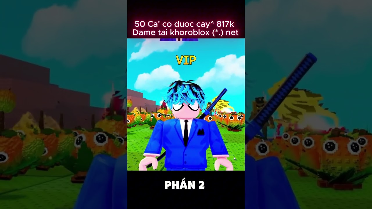 Amanis trồng ra cây Troll Mango trong game Plant vs Brainrots - Phần 2