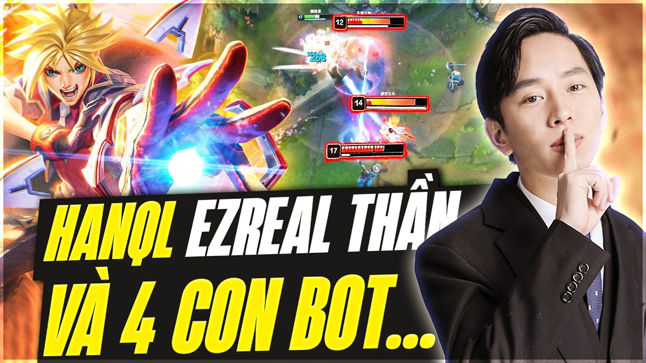 Rank Vàng Phiêu Lưu Ký Farm 42 Mạng Của HanQL Với Ezreal Và Cái Kết Trầm Cảm Vì Đồng Đội Quá Lỏ