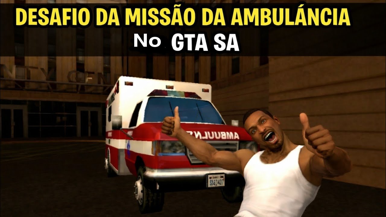 Tentando fazer a missão da Ambulância no GTA San Andreas sem Bater kkkkk