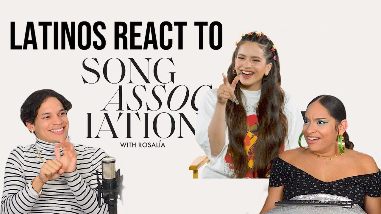 Latinos react to ROSALÍA Sings Shakira, Ozuna, in Song Association wiht ELLE| REACTION