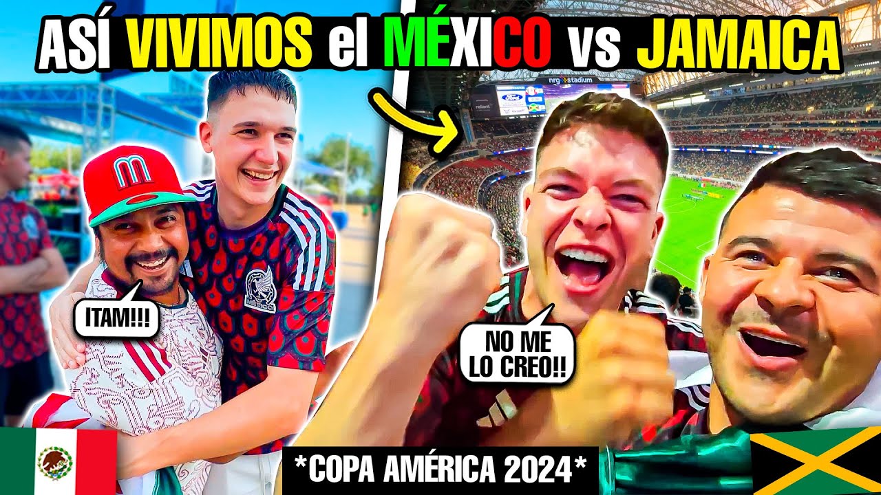 ASÍ VIVIMOS el 🇲🇽 MÉXICO vs JAMAICA 🇯🇲 COPA AMÉRICA 2024 😱 *es puro desmadre*
