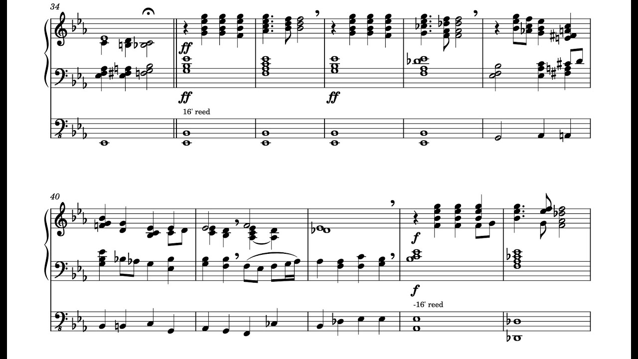 World O World (organ arrangement) || Jacob Collier