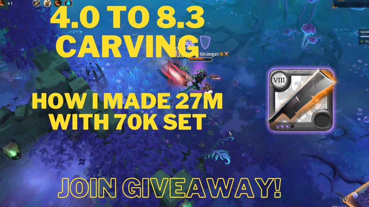 CARVING SWORD | ZERO to HERO | 4.0 70k set to 27M profit | ALBION ONLINE | MISTS | PVP