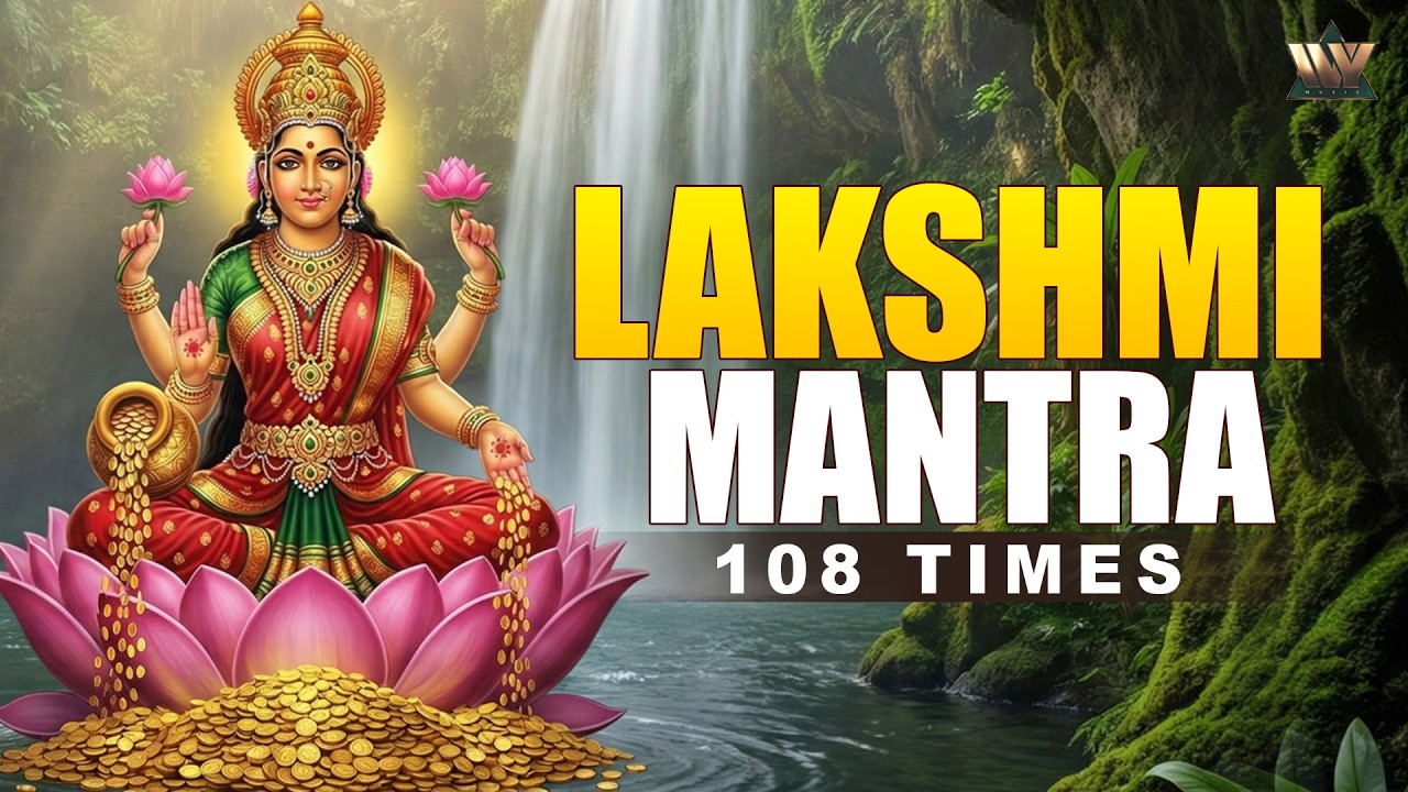 LAXMI MANTRA 108 TIMES - OM MAHALAXMI NAMO NAMAH | MOST POWERFUL CHANTING MANTRA FOR MONEY