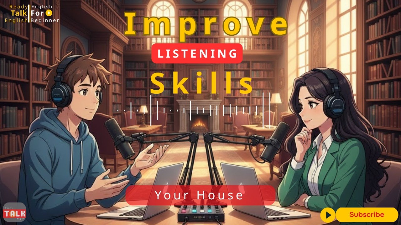 Improve Listening Skills | Talking About Your House in English | Conversation for Beginners