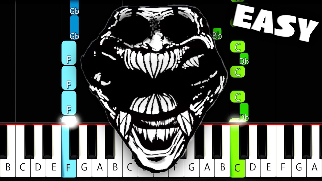 Funk Estranho (Troll Face) - EASY Piano Tutorial